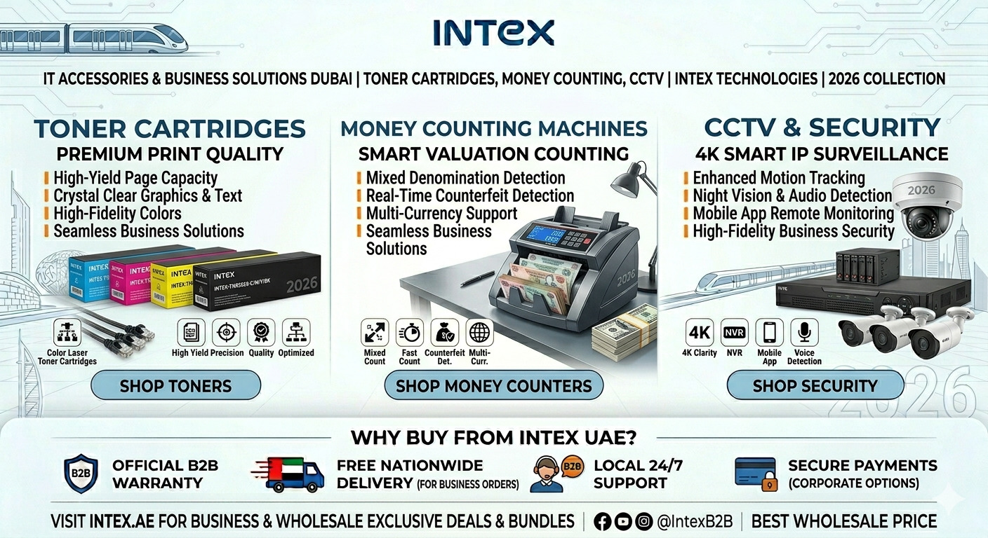 Cheap Toner Cartridges & Money Counting Machines Dubai | Intex Technologies